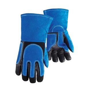 Guantes de Soldadura de Piel de Cabra, Resistentes a la Abrasión, para Trabajo Pesado, Bomberos, Horno y Seguridad - Product Image 3