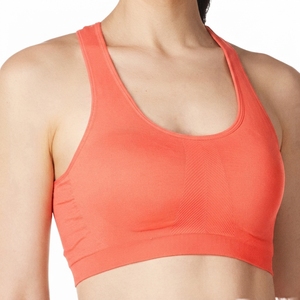 Women's Solid Crisscross Spaghetti Strap Seamless Lightweight High Support Backless Breathable Yoga Sports Bra Removable <b>Pads</b> - Product Image 6