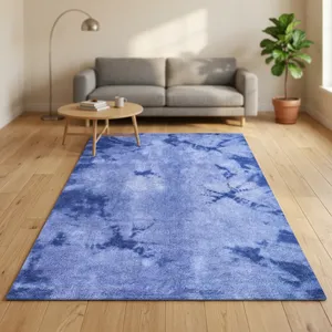 HILTEX Eco-Friendly Cotton Washable Woven Bathmat & Area Rug <b>Set</b> with Latex Backing for Home Use Medium Pile 6mm - Product Image 1