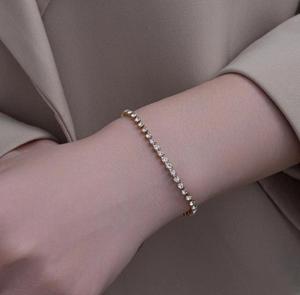 Wholesale Supply Diamond <b>Bracelet</b> for Women Luxury Tennis <b>Bracelet</b> Sparkling Fine Jewelry for Wedding Engagement Bulk Supplier - Product Image 2