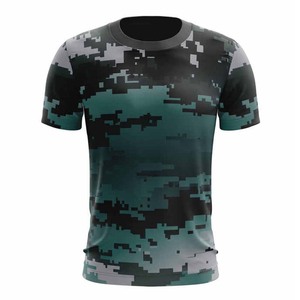 Camisetas Arabella para Hombre, Corte Regular, Transpirables, de Secado Rápido, Cuello Redondo, Tejido de Punto Sólido, Poliéster/Algodón, Estampado Digital, Tallas Grandes - Product Image 3