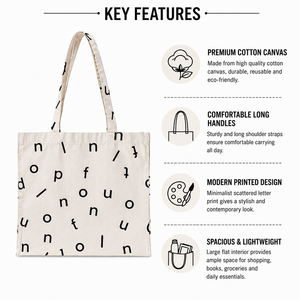 Wholesale LMC GLOBAL 100% Organic Cotton Striped Large Shopping Tote French <b>Sewing</b> Full Printed Canvas <b>Bag</b> Inner Pockets Open - Product Image 4