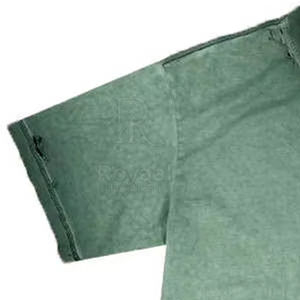 เสื้อยืดโอเวอร์ไซส์ทรงหลวมสำหรับผู้ชาย คุณภาพสูง ขายดี ลายฟอกสี พร้อมโลโก้ด้านหน้า ผลิตจากผ้าฝ้าย 100% เป็นมิตรต่อสิ่งแวดล้อม - Product Image 2