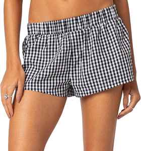 Short décontracté pour femme en coton respirant à taille élastique haute, coupe décontractée, essentiel pour l'été, bas de tenue quotidienne - Product Image 5