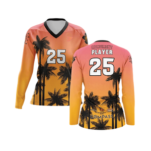 Padded <b>Volleyball</b> Uniform Women Girls Knee Padded Spandex Shorts Breathable Jersey Custom Logo OEM Wholesale - Product Image 1