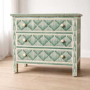 Taburete Otomano Moderno Hecho a Mano con Incrustaciones de Resina Ósea para Sala de Estar, Dormitorio, Hotel, Supermercado, Precio al por Mayor - Product Image 3