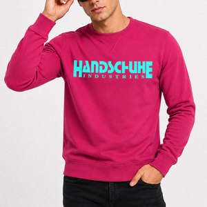 Sudadera de corte regular a la moda, cuello redondo, básica, mezcla de algodón, informal, deportiva, para la temporada de invierno, para hombre - Product Image 1