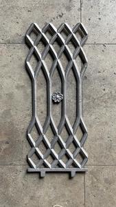 Ornate iron stair baluster durable construction classical scroll design elegant <b>railing</b> timeless architectural style refined cra - Product Image 4