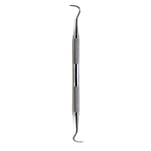 Détartreur dentaire professionnel double extrémité en acier inoxydable, à poignée ergonomique, manuel, instruments chirurgicaux à 5 mors par Grip Surgical - Product Image 3