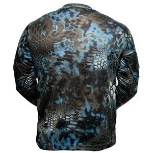 Men's Long Sleeve Camouflage Hunting Shirt 100% Polyester Breathable Sublimation Print Summer Outdoor Wear - Product Image 4