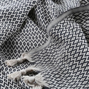 Wholesale Custom <b>Throw</b> Blanket <b>For</b> <b>Couch</b> Bed Sofa Thick Warm Blankets 100% Turkish Cotton Luxury Home Decoration Travel Blanket - Product Image 4