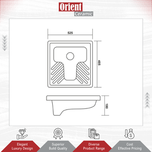 Inodoros de Cerámica Duraderos de Diseño Tradicional para Uso en el Hogar, Fabricados en India con Calidad Superior - Product Image 2