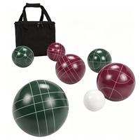 Lot de boules de pétanque en résine personnalisées et durables, 90mm/100mm/107mm, pour jeux de plein air et de plage pour adultes au printemps