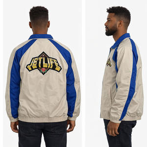 Chaqueta de Entrenador Personalizada OEM, Gruesa, Ecológica, Impermeable, Cortavientos, con Cuello Alto, Fabricada a Medida, Bajo MOQ, Chaquetas con Logotipo Personalizado - Product Image 2