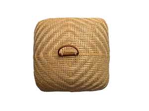 Couvre-plat carré en bambou tressé à la main de qualité supérieure, couvre-plat naturel tissé, protection pour fruits et pain pour table de cuisine, fournisseur d'usine - Product Image 2