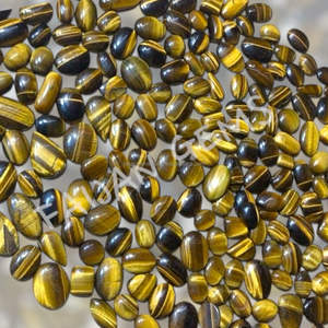 หินอัญมณีทรงหลวมสำหรับทำจี้เครื่องประดับทำจากคริสตัลหลายรูปเสือตามธรรมชาติ - Product Image 2