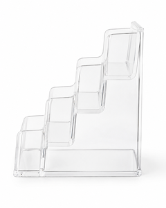 Clear Acrylic Business Card Holder for Desk Transparent Name Card Holder <b>Display</b> Stand Lucite Countertop Desk Organizer - Product Image 4