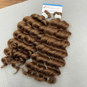 Extensiones de Cabello Humano Virgen Vietnamita 100% Ondulado Profundo, Muchos Colores, Proveedor de Cabello Humano Sin Procesar - Product Image 4