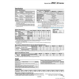 Pièces pneumatiques ZZK205A-P2L-A de collecteur pneumatique SMC - Product Image 1