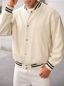 Customized Men's Varsity <b>Jackets</b> With Sleeves <b>Letterman</b> <b>Jacket</b> Wholesale Blank Top Trending High Quality Cream Varsity <b>Jacket</b> - Product Image 6