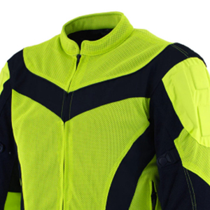 Chaqueta de Motocicleta de Lona de Alta Visibilidad para Hombre, Transpirable, Estilo Motero, Cierre de Cremallera, Resistente al Viento, de Cuero, para Invierno - Product Image 3