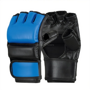 Guantes de Boxeo MMA Profesionales con Forma Especial, Forro Interior de Cuero Engrosado para Cierre, Ligeros, Transpirables, de Secado Rápido, Unisex - Product Image 1