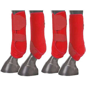 Protège-tendons respirants en néoprène pour chevaux de course – Équipement équestre de protection des articulations et des jambes - Product Image 4