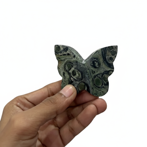 Alas de Mariposa 3D de Jaspe Kambaba Natural al por Mayor, Tallado de Cristal, Piedra Energética, Espécimen Mineral Curativo, Decoración de Oficina - Product Image 4