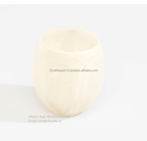 Taza de resina vintage elegante única hecha a mano para beber - Product Image 3
