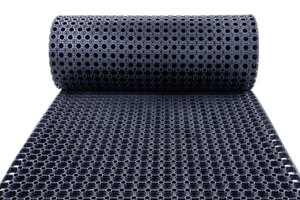 Rubber Hollow <b>Mat</b> <b>Non</b> <b>Slip</b> Water Draining Design Anti Fatigue Comfort Easy Clean Geometric Pattern Rectangle <b>Kitchen</b> <b>Mats</b> - Product Image 4