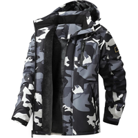 Blouson Bomber Vintage en Toile pour Homme, Chaud et Épais pour l'Hiver, Décontracté, Zippé, Coupe-Vent, Imperméable, Écologique et Anti-Bactérien