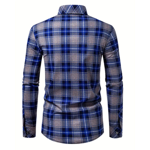 Nueva Camisa de Franela Informal para Hombre, Estilo Urbano, Diseño a Cuadros, Cómoda para Uso Diario - Product Image 2