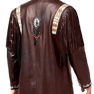 Chaqueta de Cuero para Hombre de la Mejor Calidad, Chaqueta de Cuero Genuino Premium, Color Único, Marca Personalizada, Suministro de Fábrica ODM - Product Image 5