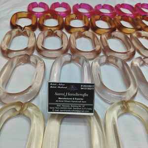 โซ่เรซิ่นใสหลากสีขนาดใหญ่สำหรับตกแต่งผนัง ตกแต่งผนังสำนักงาน ฉากกั้นห้อง และอุปกรณ์ตกแต่งม่าน - Product Image 2