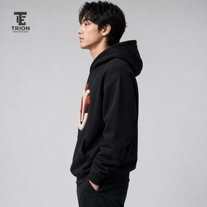 Sweats à capuche d'hiver personnalisés, vente en gros, nouveauté 2026, sweats à capuche pour hommes imprimés en relief, sweats à capuche en coton personnalisés avec impression 3D en relief de qualité supérieure - Product Image 2