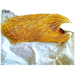Fil métallique torsadé français teinté pour broderie Dabka, matériau pour la fabrication de bijoux perlés, couleur jaune doré, haute ténacité, résistant à l'eau - Product Image 1
