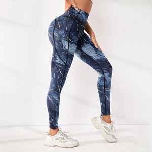Leggings de fitness flexibles pour l'entraînement quotidien et des mouvements actifs confortables - Product Image 3