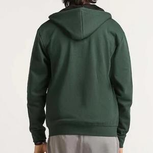 Wholesale <b>Zip</b> Up Hoodies Thick Cotton Fleece Custom Hoodie Mens Full Zipper Oversized Mens Zipper Hoodies Full Zipper - Product Image 4