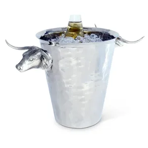 Cubo de Metal Moderno Hecho a Mano de Primera Calidad con Diseño de Animales y Asas Decorativas para Bebidas, Ideal para Bodas, Servicio, Almacenamiento y Exhibición Zahid - Product Image 2
