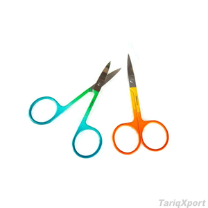 Ciseaux à cuticules pour peaux sèches, manche extra résistant, outil de manucure pour la coupe des sourcils et des poils du nez - Product Image 6