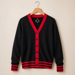 Suéteres Personalizados con Logotipo HMR Delta Sigma para Mujer, Cárdigan Largo de Punto para Mujer, Cárdigan de Manga Larga para Mujer - Product Image 4