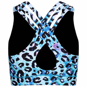 Nuevo Sujetador Deportivo de Yoga para Mujer, Talla Grande, Soporte Medio, Sin Costuras, Transpirable, Ecológico, Top Corto Sexy con Espalda Cruzada y Almohadillas Extraíbles - Product Image 2