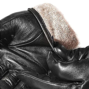 Factory Direct Sale Custom Waterproof Adult Size Fashion Leather <b>Gloves</b> <b>Touch</b> <b>Screen</b> Compatible for Winter Casual Wear <b>Gloves</b> - Product Image 5