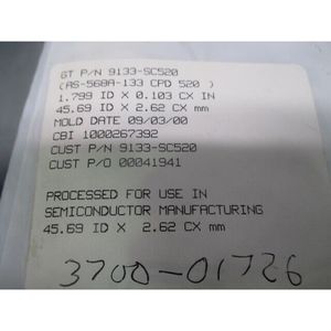Chemraz 9133-SC520, AS-568A-133 CPD 520, 110307 - Equipo y Piezas de Semiconductores de Confianza de Marca Global - Product Image 1