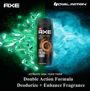 AXE Dark Temptation Spray Corporal Aroma Chocolate Negro 135ml - Product Image 4