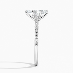 BOJ <b>Ring</b> 047 Marquise Cut <b>925</b> <b>Silver</b> Plated Luxe Petite Twisted Vine Moissanite <b>Ring</b> 2ct D Color VVS1 Moissanite GRA Certified - Product Image 3