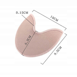 Semelle intérieure rose pour chaussures de ballet, 10 cm x 9,5 cm, pour la pratique de la danse, à enfiler, confortable - Product Image 1