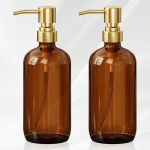 ที่จ่ายสบู่ไม้มะฮอกกานีทำมือสุดหรู พร้อมตกแต่งด้วยทองคำ - ขายส่ง - Product Image 4