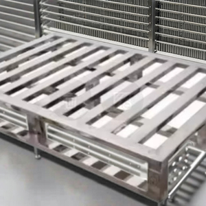 FinePunch Metal <b>Pallet</b> SS 1000kg Capacity Powder Coated & Water Ripple Surface Unassembled Anti-Heat - Product Image 1