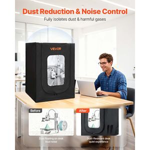 Boîtier d'imprimante 3D à LED étanche à la poussière, boîtier de protection à température constante pour Creality/ELEGOO/Anycubic Oxford - Product Image 5